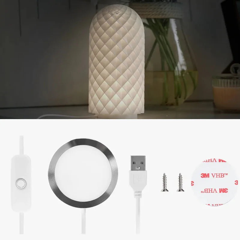 Bambu Lab Compatible LED Light Kit 001 - 3D Printer Workspace Lighting, DIY RGB Strip for P1P/X1 Series, USB-Powered & Energy Sa