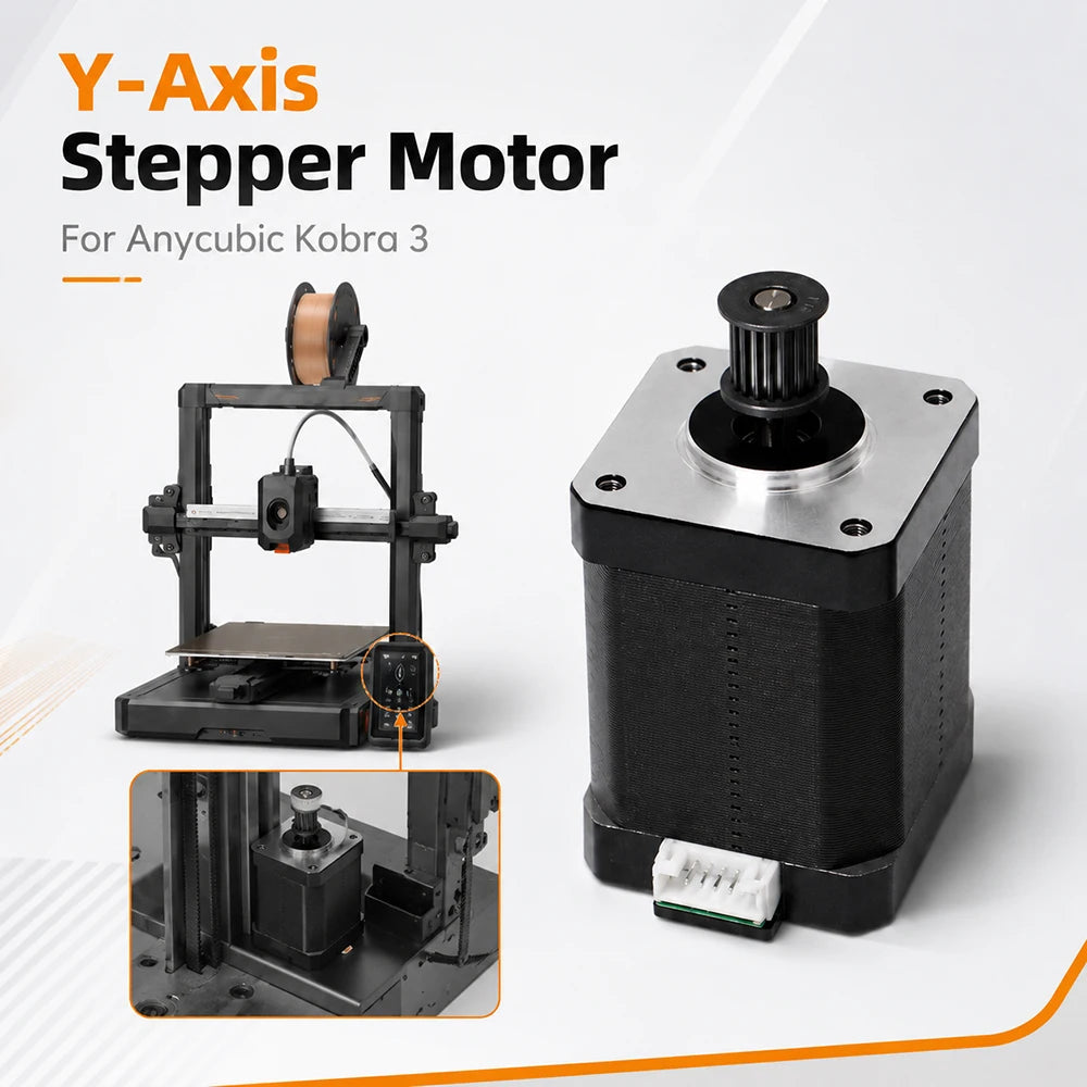 For Anycubic Kobra 3 X-Axis /Y-Axis Stepper Motor High Precision Smoath Motion And Low Noise For Kobra 3 3D Printer Parts