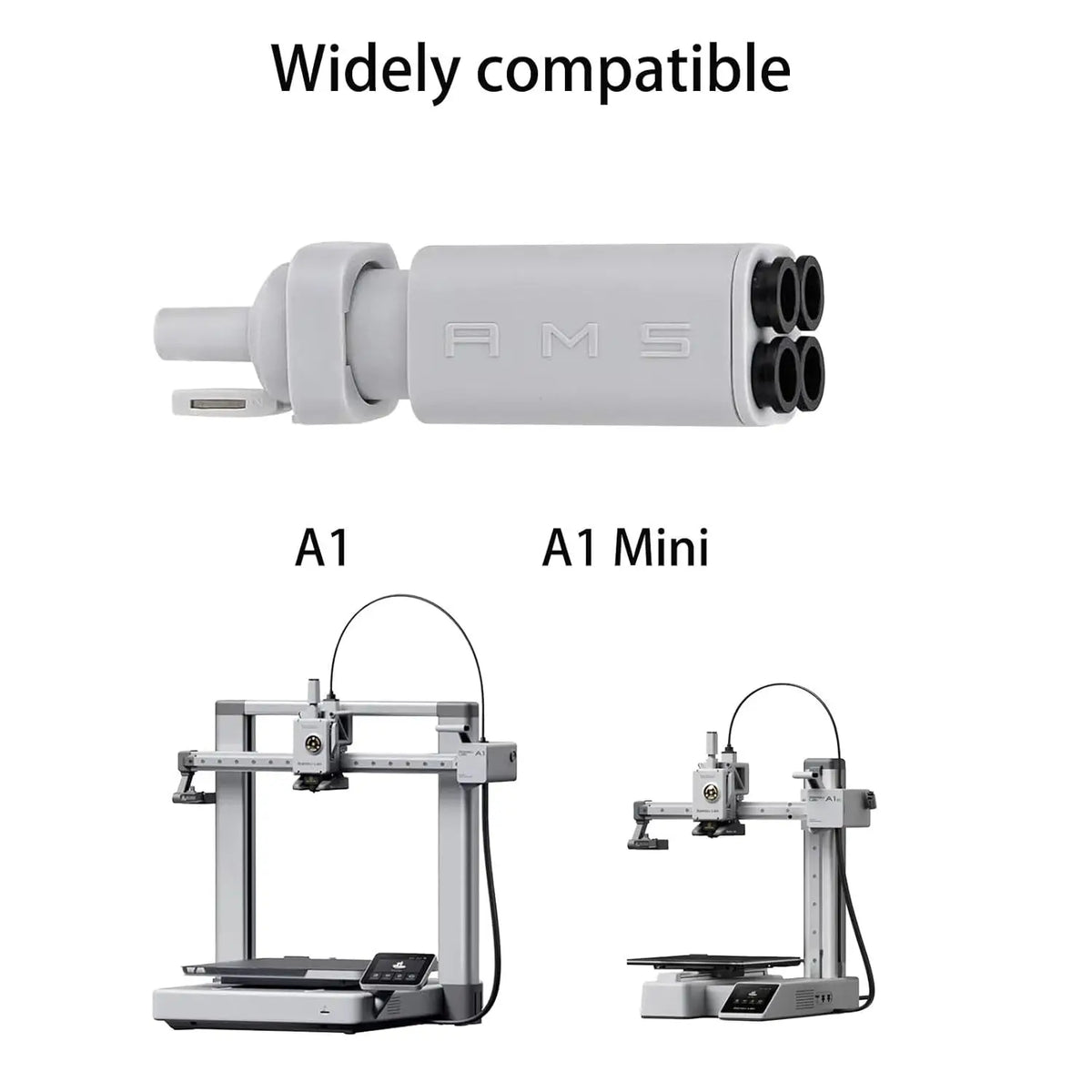 For Bambu Lab A1/A1 Mini AMS Lite Filament Hub, 5-Way Switch Assembly, Multi-Color Printing Parts for Bambu 3D Printers