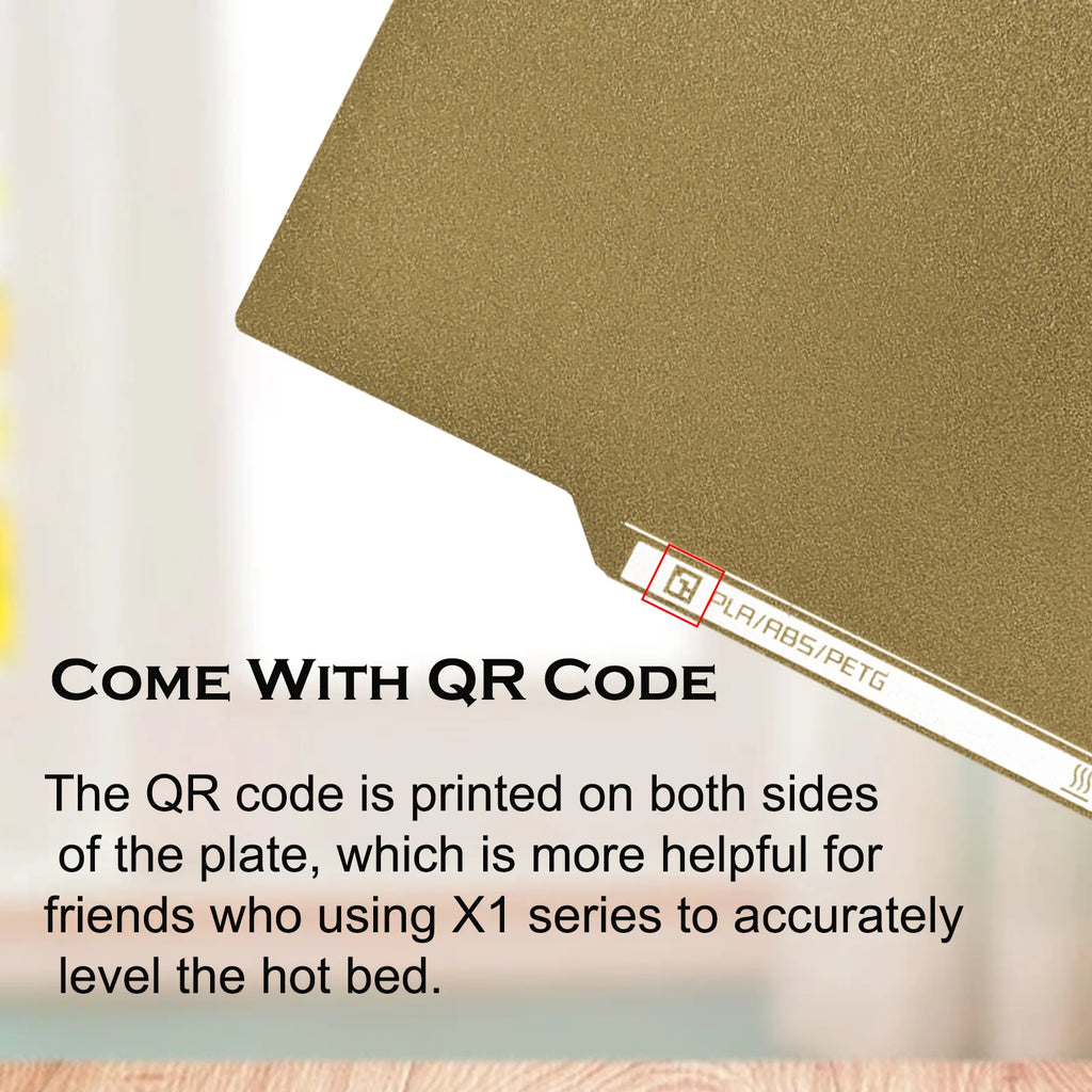 PEI Build Plate PEI Bed For Bambu Lab X1/P1P/P1S Texture Double Sided PEI Spring Steel Sheet For Bamboo Lab  A1/X1C