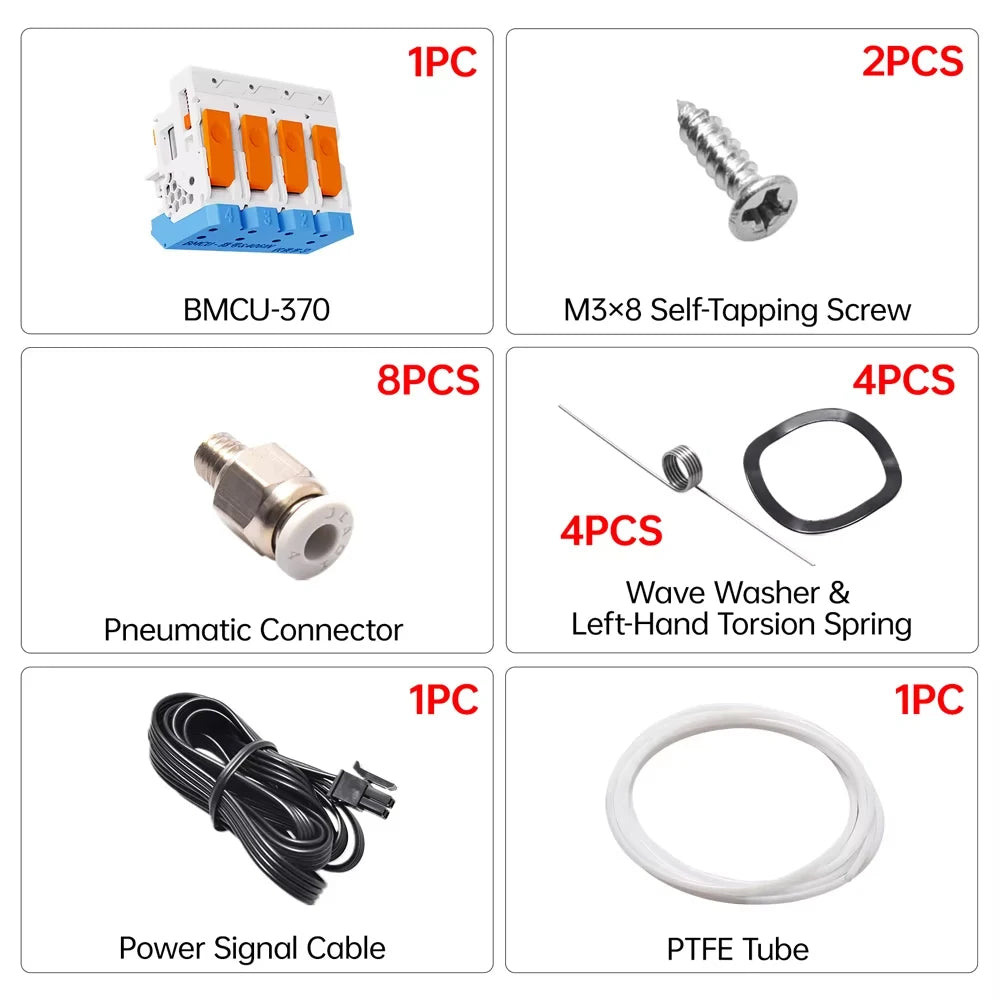 BIGTREETECH BMCU-370 AMS MMU Solutions AMS Lite Support Auto Refill Farm Open-Source Upgrade For Bambu Lab P1P P1S A1 A1 MINI