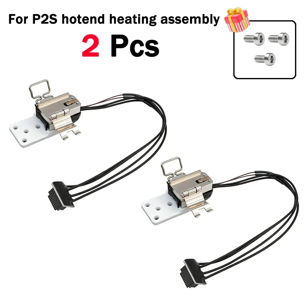 Bambu Lab P2S Upgraded Heating Assembly High-Temperature Resistant Hotend Accessory for 3D Printer Bambulab