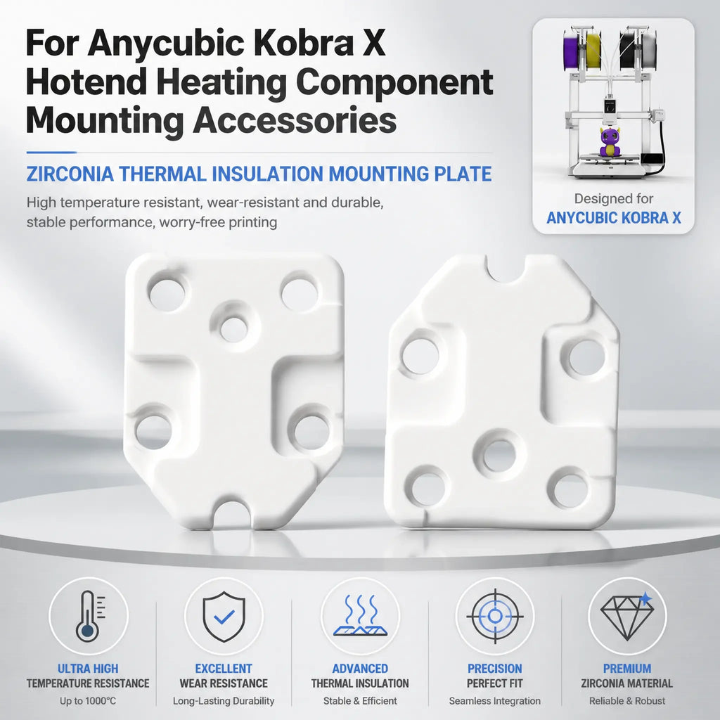Hotend Heating Assembly For Kobra X New upgrade Hotend Heating Assembly High Quality Ceramic Heater Thermistor KX 3D printer