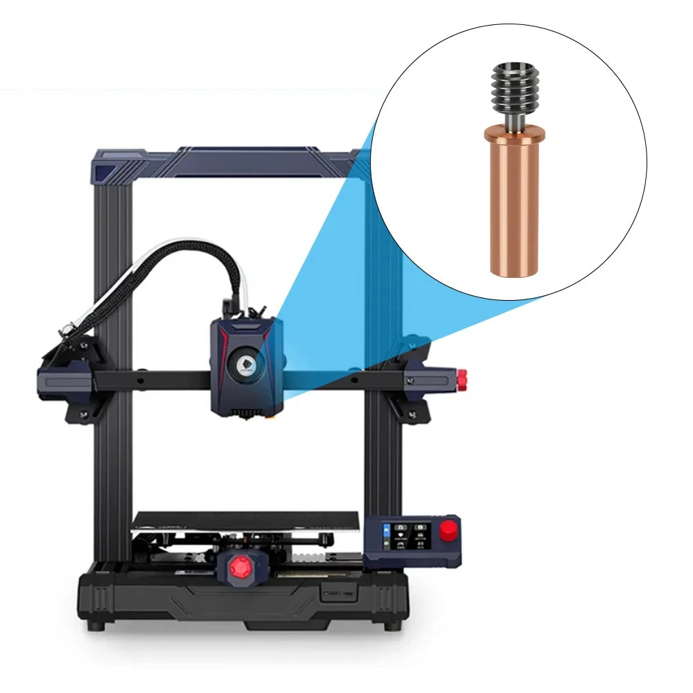For Anycubic Kobra 2 Heatbreak Bimetal Neo Upgrades M6 Bimetal Heat Break Throat For Anycubic Kobra 2 Max Plus Hotend Throats