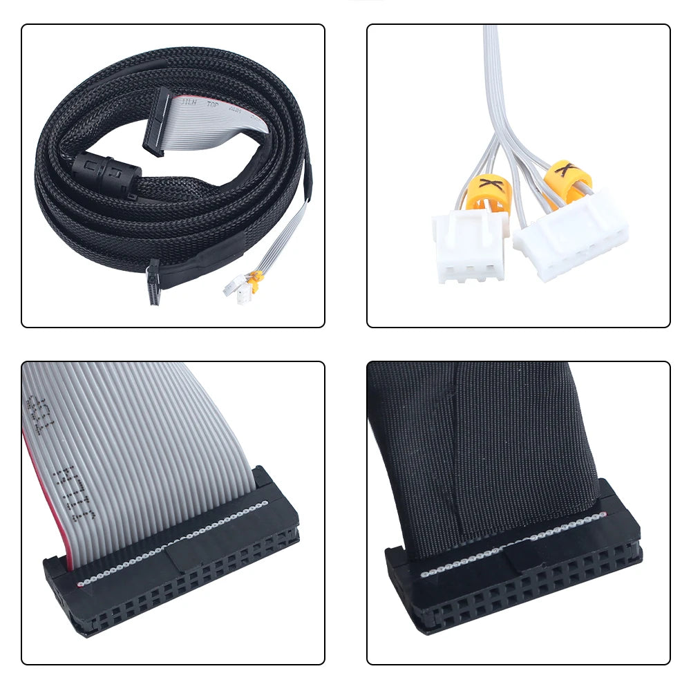 For CX-CR-10 Smart Pro/ Ender-5 S1 Extruder Extension Cables Assembly Kit Easy to Install And Durable For 3D Printer KIt