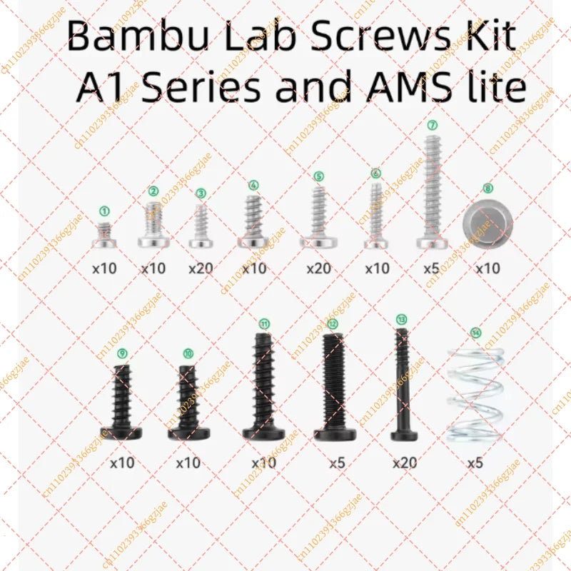 Screws Kit For For Bambu Lab A1 Series and AMS lite Top Mount Screws Kit High Quality Brand Original Screws