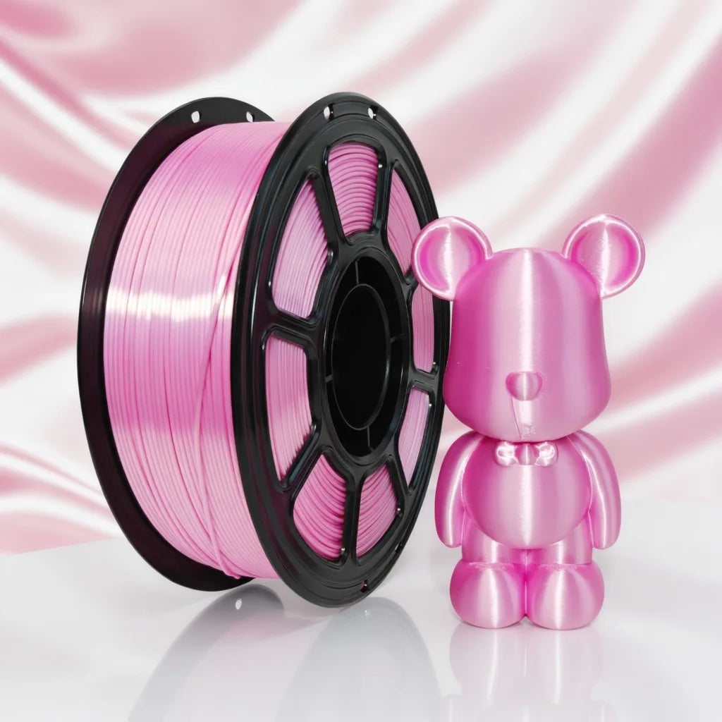 PLA Silk Filament 1.75mm 1kg Half Sugar Color for Bambu Lab Creality 3D Printer Materials Refill Spool Consumables