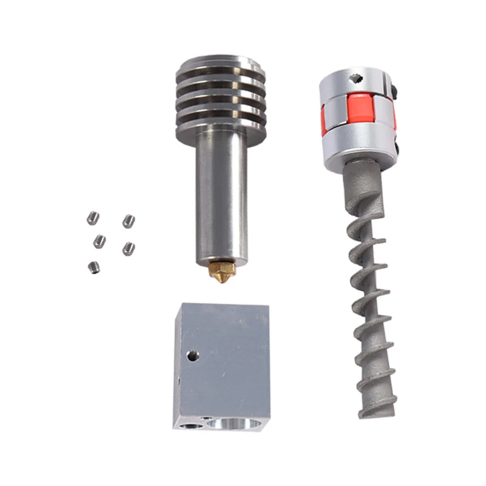 DIY 3D Printer Pellet Extruder Kit with Lead Screw and Plastic Shredder Complete Solution for Recycled Filament Extrusion