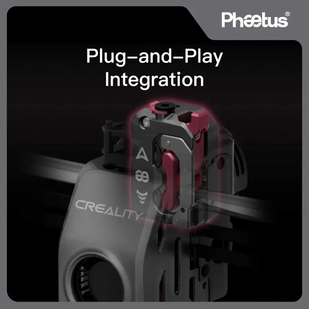 Phaetus DXC V1.1 Extruder Without Motor Extrusion Mechanism Kit For CREALITY K1 K1C K1 Max 3D Printer Part Upgrade Accessory