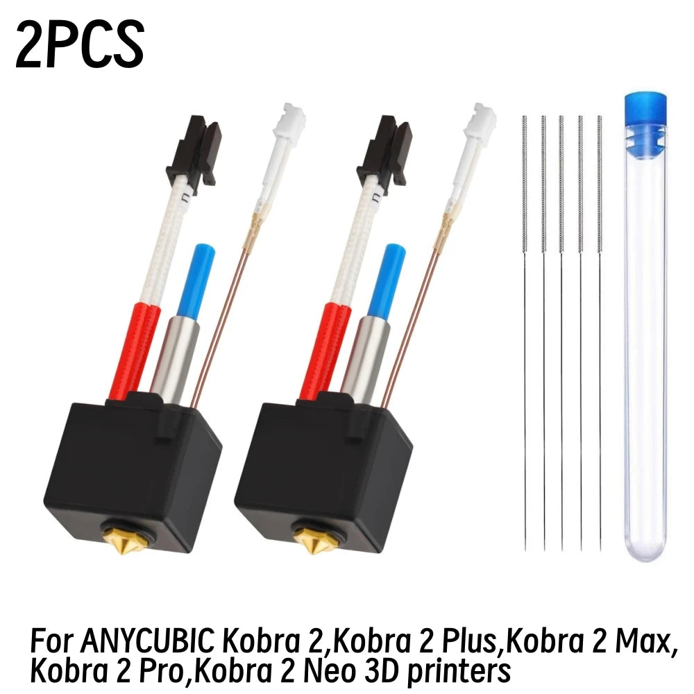 2PCS Original Kobra 2 Hotend, Extruder Hot End Replacement for Kobra 2,Kobra 2 Plus,Kobra 2 Max,Kobra 2 Pro,Kobra 2 Neo
