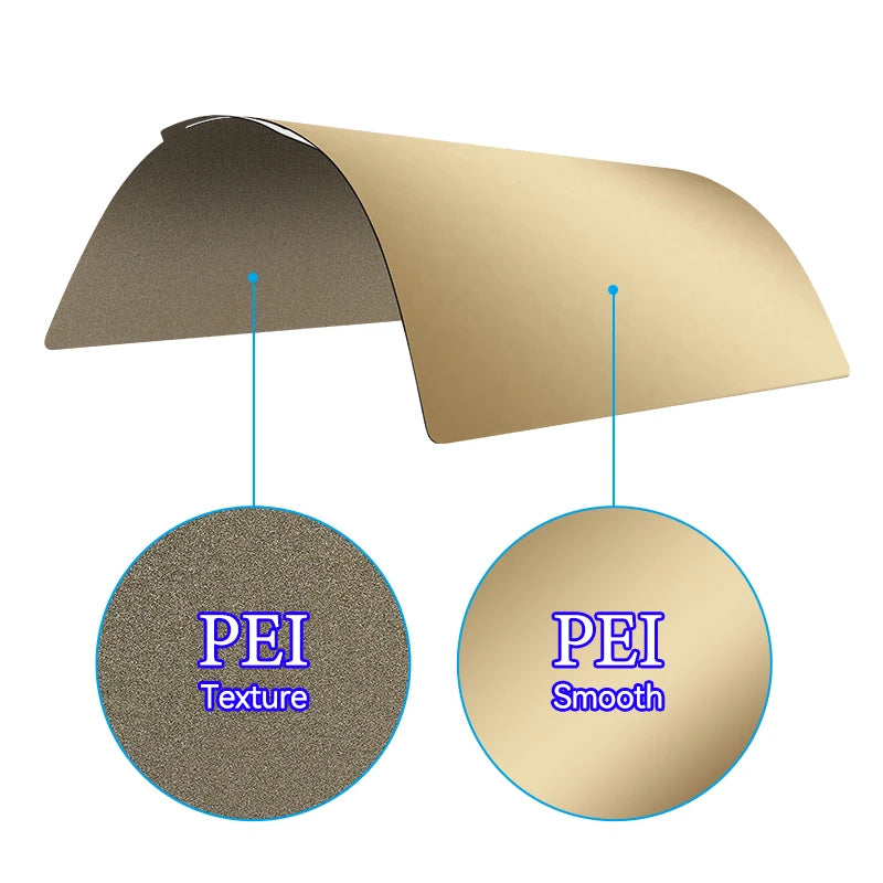 Bambulab Build Plate For Bambu Lab P1P P1S A1 X1 X1C X1E PEI Plate Smooth Bamboo Plate Lab 257x257mm Spring Steel Sheet