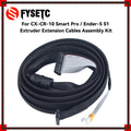 For CX-CR-10 Smart Pro/ Ender-5 S1 Extruder Extension Cables Assembly Kit Easy to Install And Durable For 3D Printer KIt