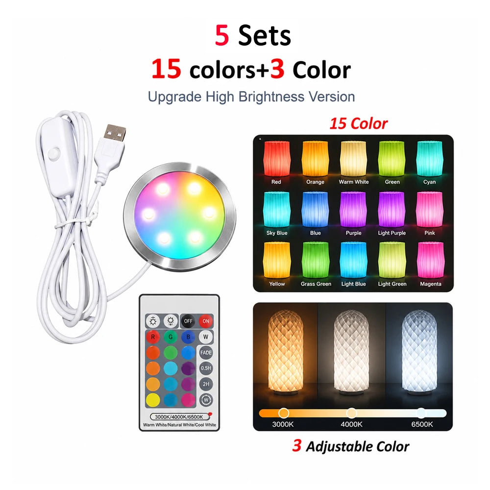 Upgraded High Brightness For Bambu Lab LED Lamp Kit 001 White/Cold/Warm White RGBW 3-in-1 Dual Light Bambu Lab Led Kit 001