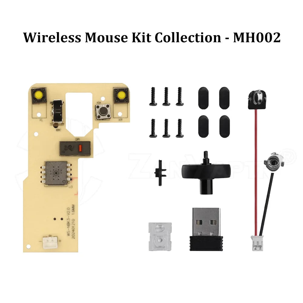 For Bambu Lab Wireless Mouse 002 DIY Creative Model Components for 3D Printer Parts Bambulab Hardware