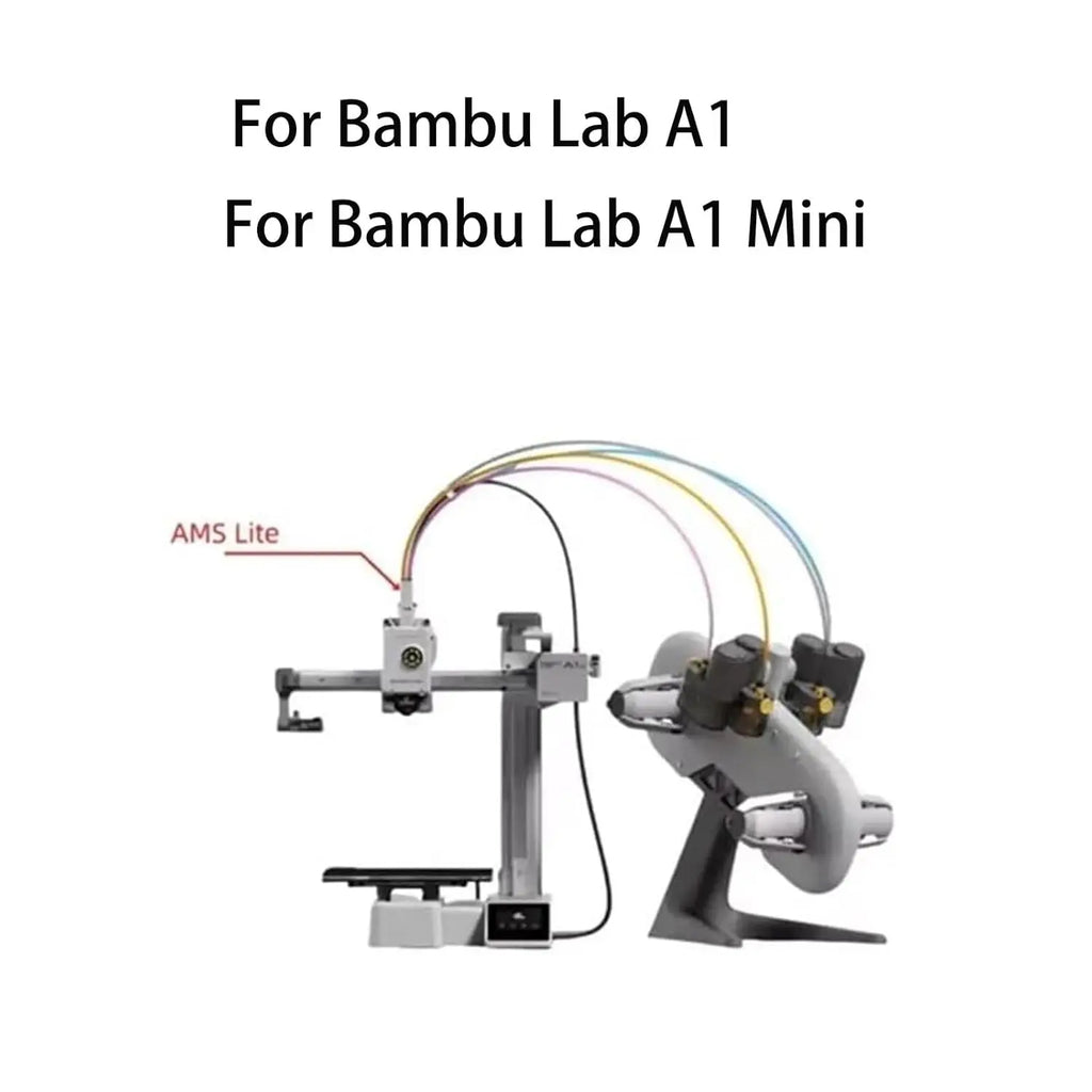 For Bambu Lab A1/A1 Mini AMS Lite Filament Hub, 5-Way Switch Assembly, Multi-Color Printing Parts for Bambu 3D Printers