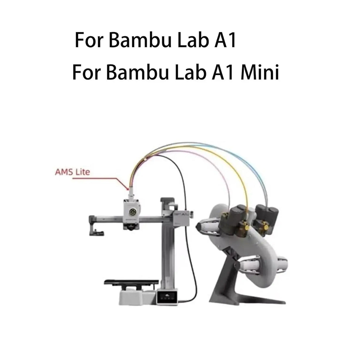 For Bambu Lab A1/A1 Mini AMS Lite Filament Hub, 5-Way Switch Assembly, Multi-Color Printing Parts for Bambu 3D Printers
