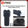 Upgraded 5 in 1 Filament Hub For Anycubic Kobra 3/S1/S1C Convenient And Fast  Filament Hub  For 3D Printer Parts