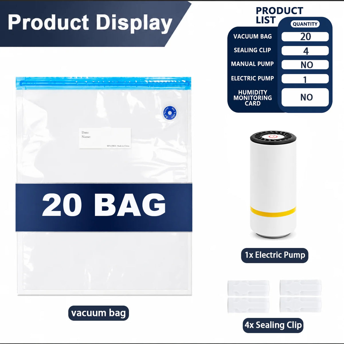 Vacuum Storage Bags for Bambu Lab 3D Printer Filament Reusable Moisture Proof Sealed Bags for 1KG PLA PETG ABS TPU Spools Pack