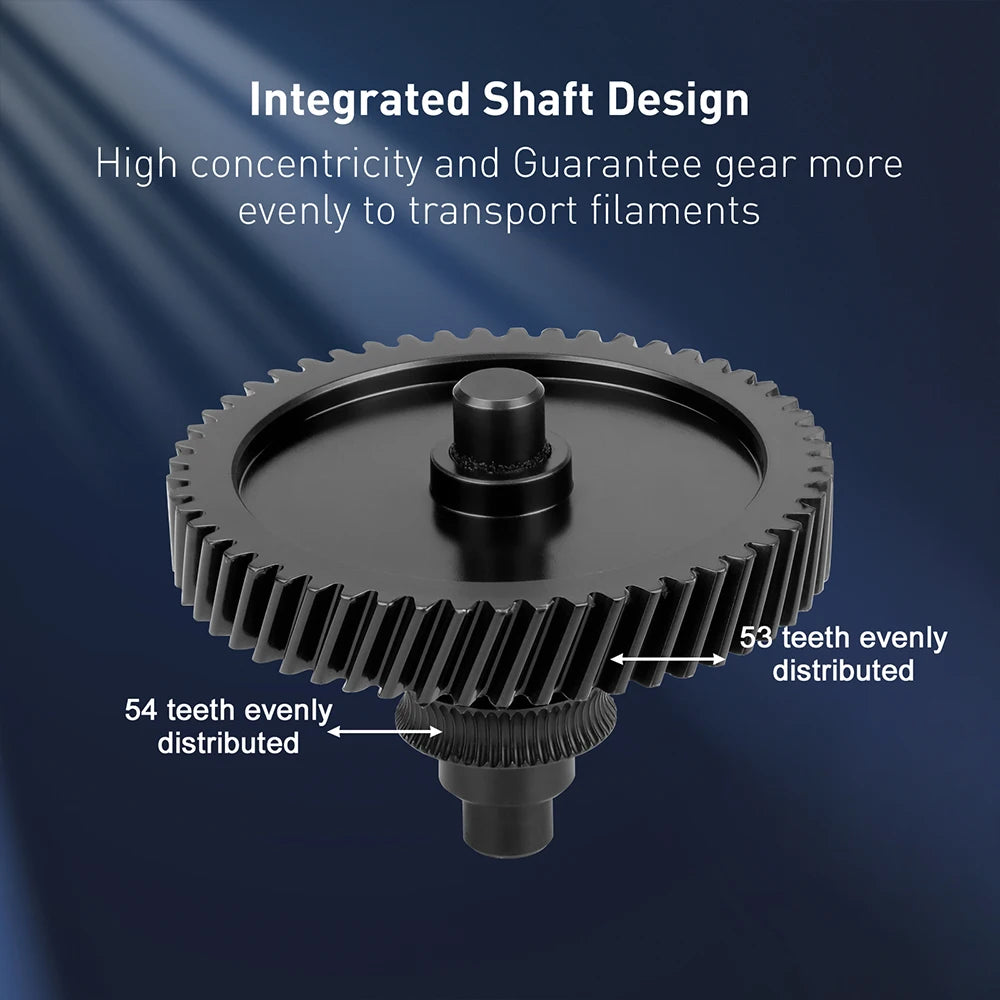 Extruder Gear For Anycubic Kobra 3 Max Upgrade Hardened Steel Helical Gears High Strength Wear Resistant 3D Printer Accessories