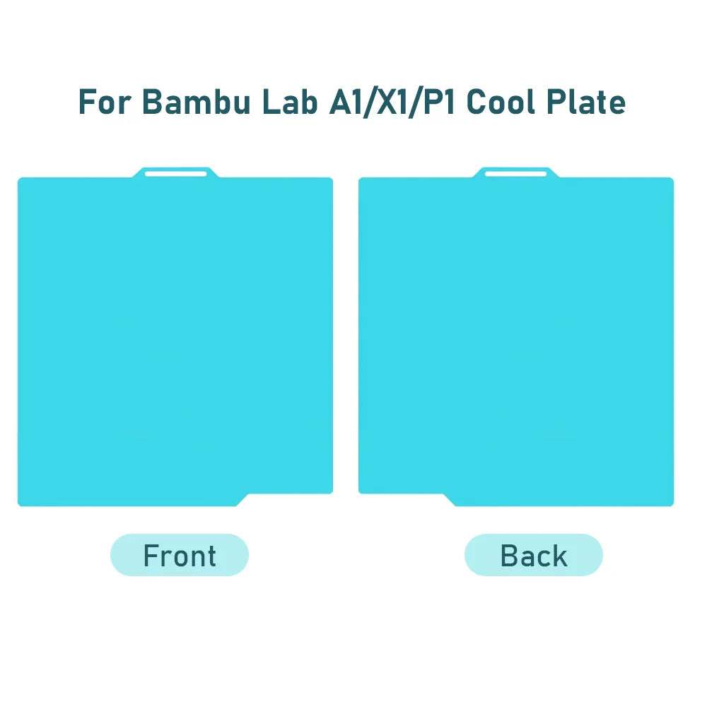 Bamboo Cool Plate Double Sided Build Plate For Bambu Lab A1 Mini A1 P1S P1P X1 H2D Cold Plate 3D Printer Accessories