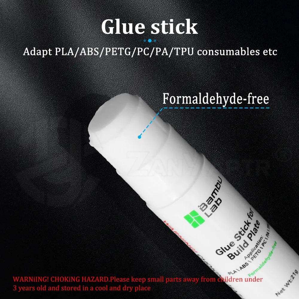 Solid/Liquid For Bambu Lab Official for Build Plate Strong Adhesion Water Soluble Low Odor Easy Clean for PLA ABS PETG ASA TPU