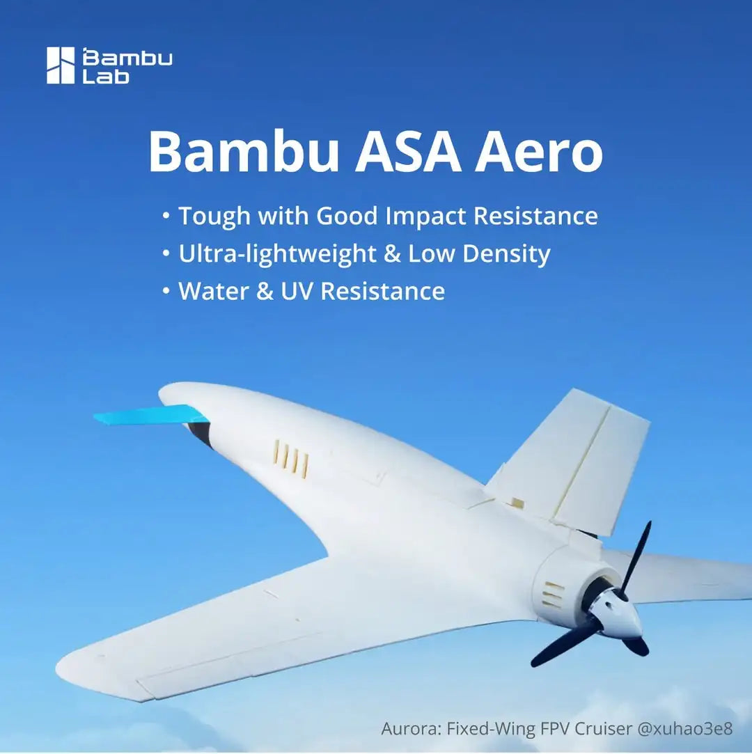 ASA Aero for Bambu Lab 3D Printer Filament