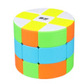 [ECube] QiYi Cylindrical Cube 3x3x3 Stickerless Strange-Shape Magic Cube Twisty Mgaic Cube Learning&amp Educational Puzzle Toys