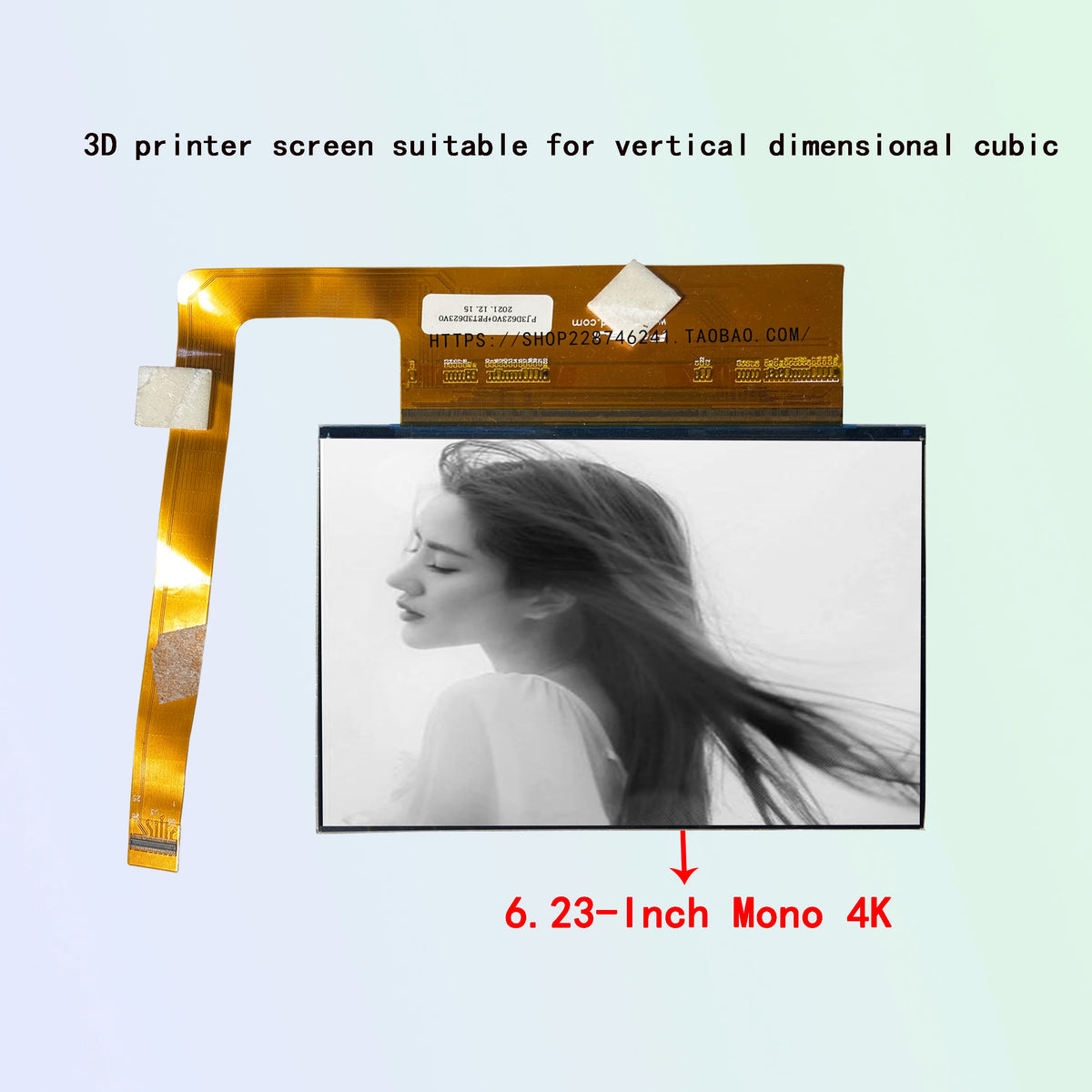 Anycubic Photon MONO 4K  6.23-inch  black and white screen suitable for UV curing 3D printers