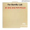 Bambu Lab Build Plate X1 Carbon PEI Plate bamboo plate lab 257x257mm build plate A1 X1 for bambu lab P1S P1P smooth pei