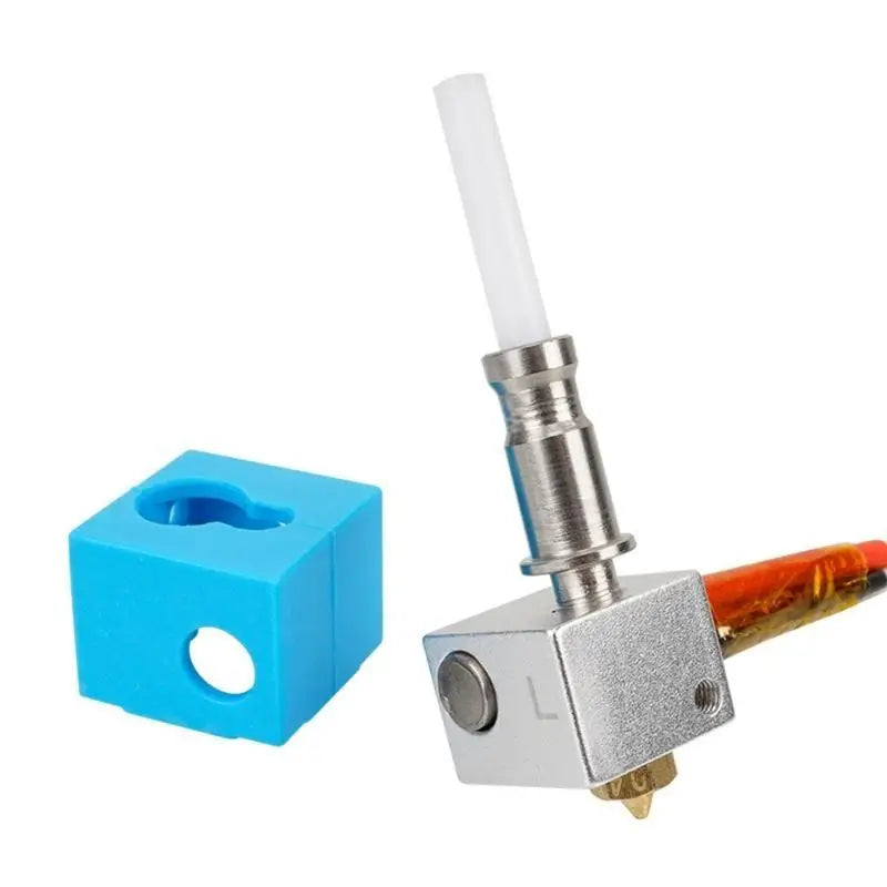 Y1UB 3D Printer Hot End Brass 0.4mm Extruder Nozzle Tubing Heater Block for Anycubic