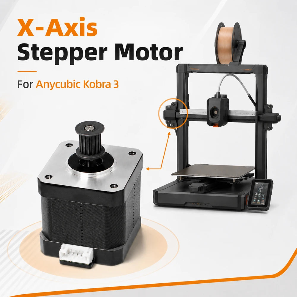 For Anycubic Kobra 3 X-Axis /Y-Axis Stepper Motor High Precision Smoath Motion And Low Noise For Kobra 3 3D Printer Parts