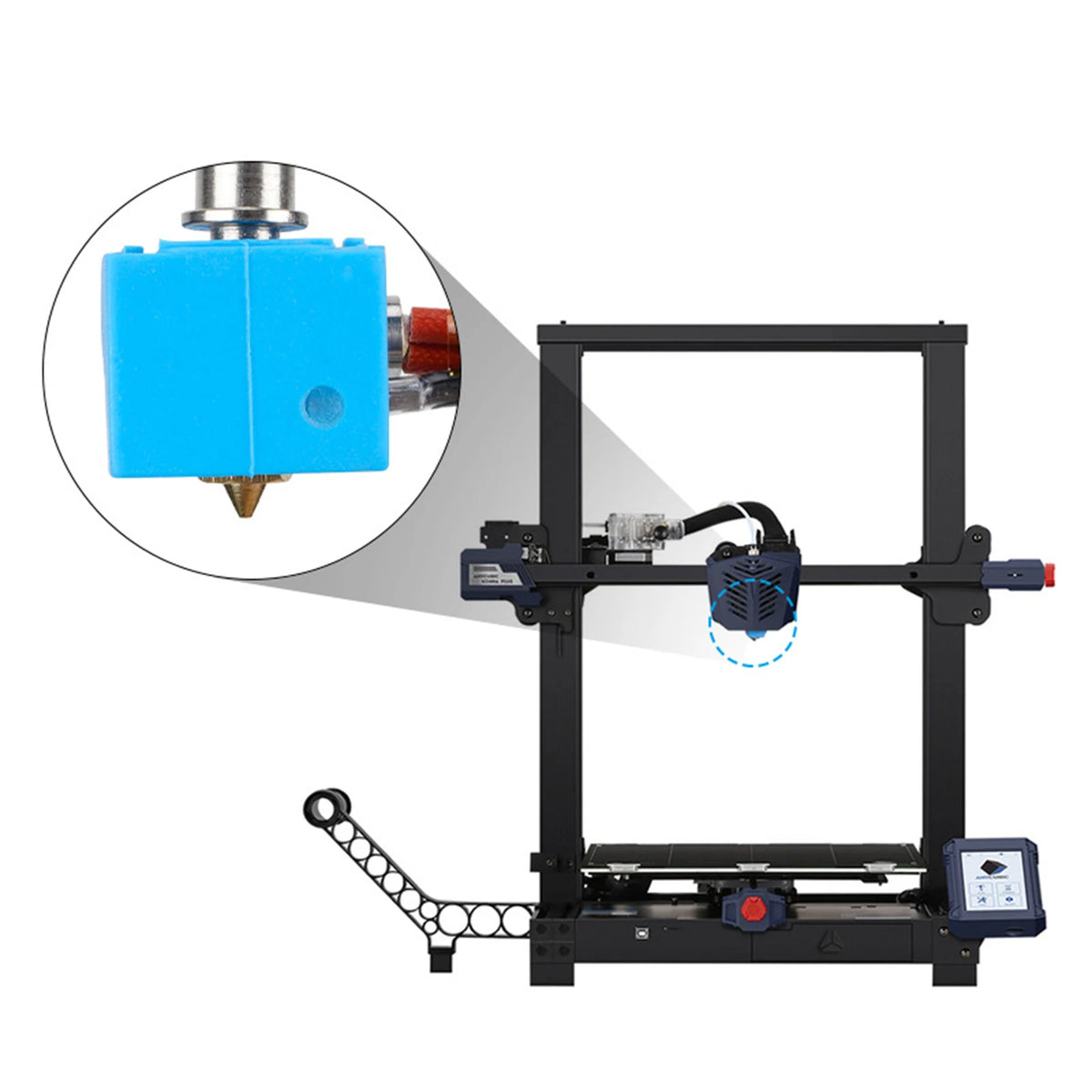 Kobra2 Hotend with Throat Nozzle Thermistor Heat Block Heating Rod Hot End for Anycubic Kobra 2 Plus Max Neo Pro 3D Printer Kits