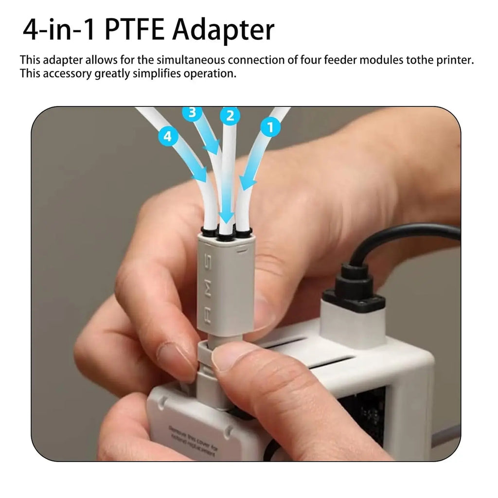 For Bambu Lab A1/A1 Mini AMS Lite Filament Hub, 5-Way Switch Assembly, Multi-Color Printing Parts for Bambu 3D Printers