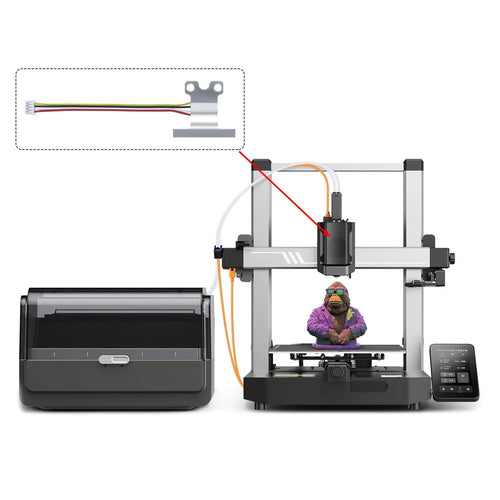 3D Printer Strain Gage Fit for Anycubic Kobra 3 Combo Hotend Mounting Block Sensor Replacement Extruder Accessories
